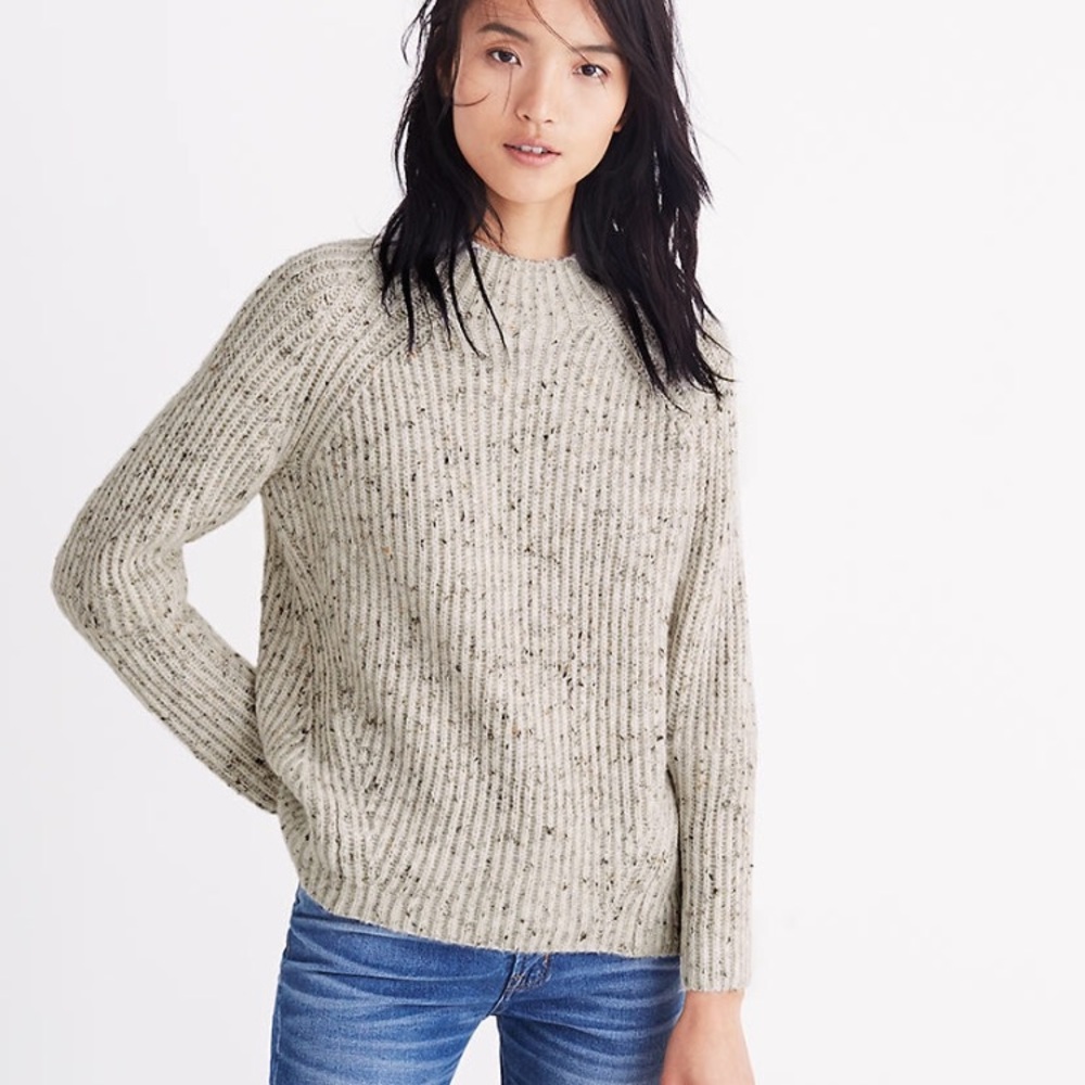 Madewell Donegal Northfield Mockneck Sweater